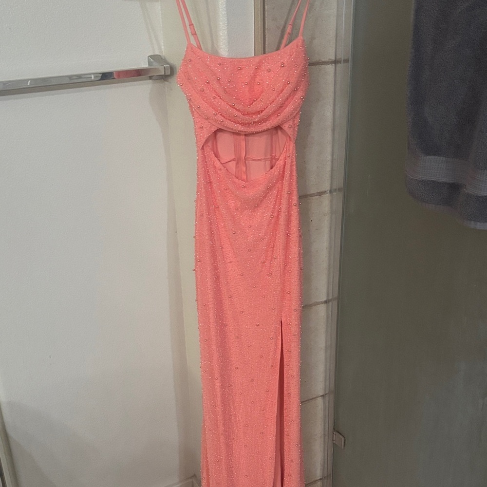 Windsor Coral embellished Dress
